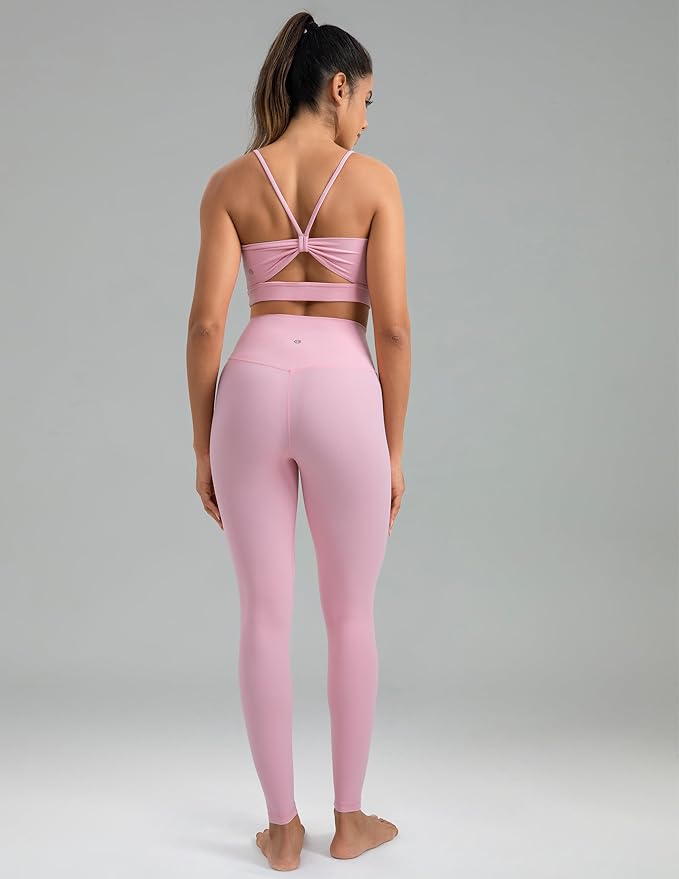 Colorfulkoala Dreamlux No Front Seam Leggings for Women 25"/28" Inseam, High Waisted Buttery Soft Yoga Pants