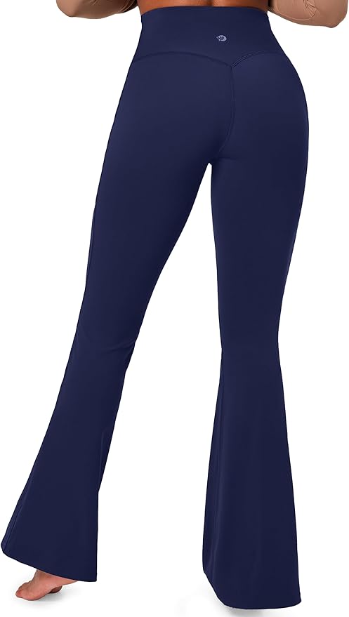 IUGA Flare Leggings for Women Tummy Control Flared Leggings No Front Seam Yoga Pants Women High Waisted Workout Bell Bottoms