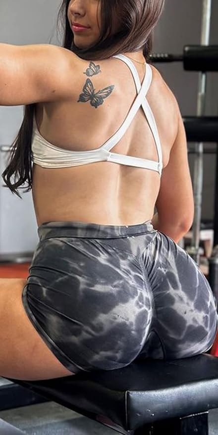 Aoxjox Women's Workout Sports Bras Fitness Satara Low Impact Bra Yoga Crop Tank