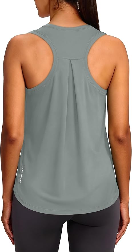 XIEERDUO Tank Top for Women Racerback Sleeveless Workout Tops Loose Fit Yoga Running Gym Shirts for Women