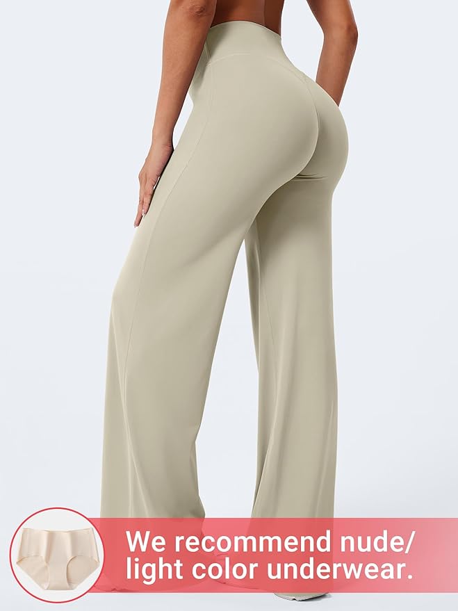 YEOREO Workout Leggings Womens No Front Seam Straight Leggings 29"/ 31.5"/ 33"/ 35" High Waist Buttery Eddiy Gym Yoga Pants