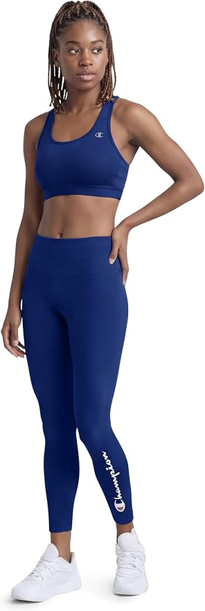 Champion Women's Sports Bra, Compression, Moisture Wicking, High-Impact Sports Bra for Women