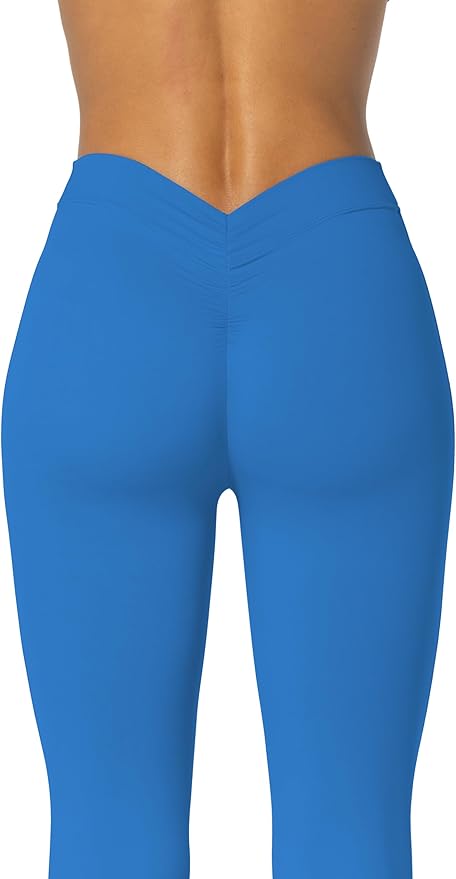 Sunzel Flare Leggings, Crossover Yoga Pants with Tummy Control, High-Waisted and Wide Leg