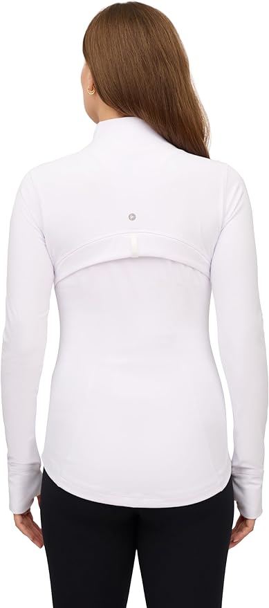 90 Degree By Reflex Full Zip Running Track Jacket Lightweight Athletic Slim Fit Jacket with Thumbholes