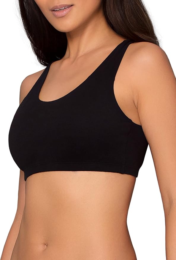 Fruit of the Loom Women's Built Up Tank Style Sports Bra Value Pack