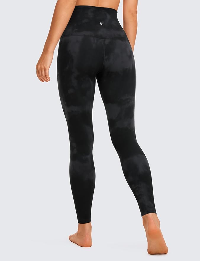 CRZ YOGA Butterluxe Super High Waist Leggings 28" - Full Length Buttery Soft Womens Yoga Pants Over Belly