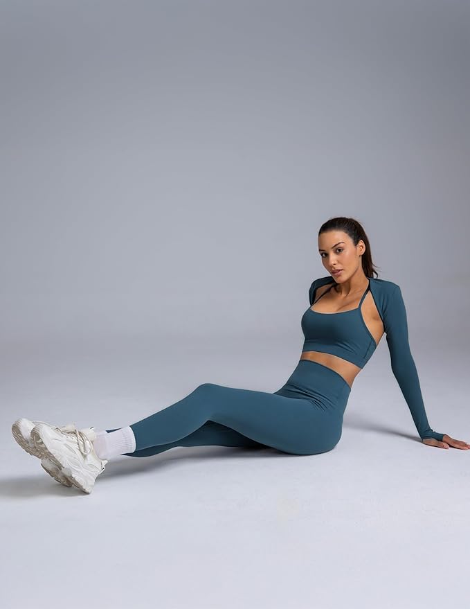 Colorfulkoala Dreamlux No Front Seam Leggings for Women 25"/28" Inseam, High Waisted Buttery Soft Yoga Pants