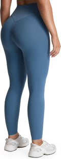Aoxjox High Waisted Workout Leggings for Women Tummy Control Buttery Soft Yoga Metamorph Deep V Pants 26"