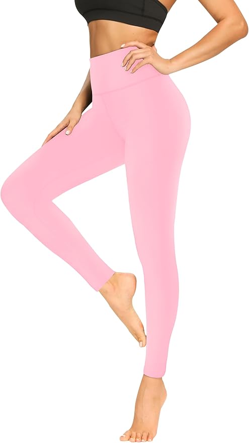 FULLSOFT Buttery Soft Leggings for Women - High Waisted Tummy Control No See Through Workout Yoga Cycling Tights Pants