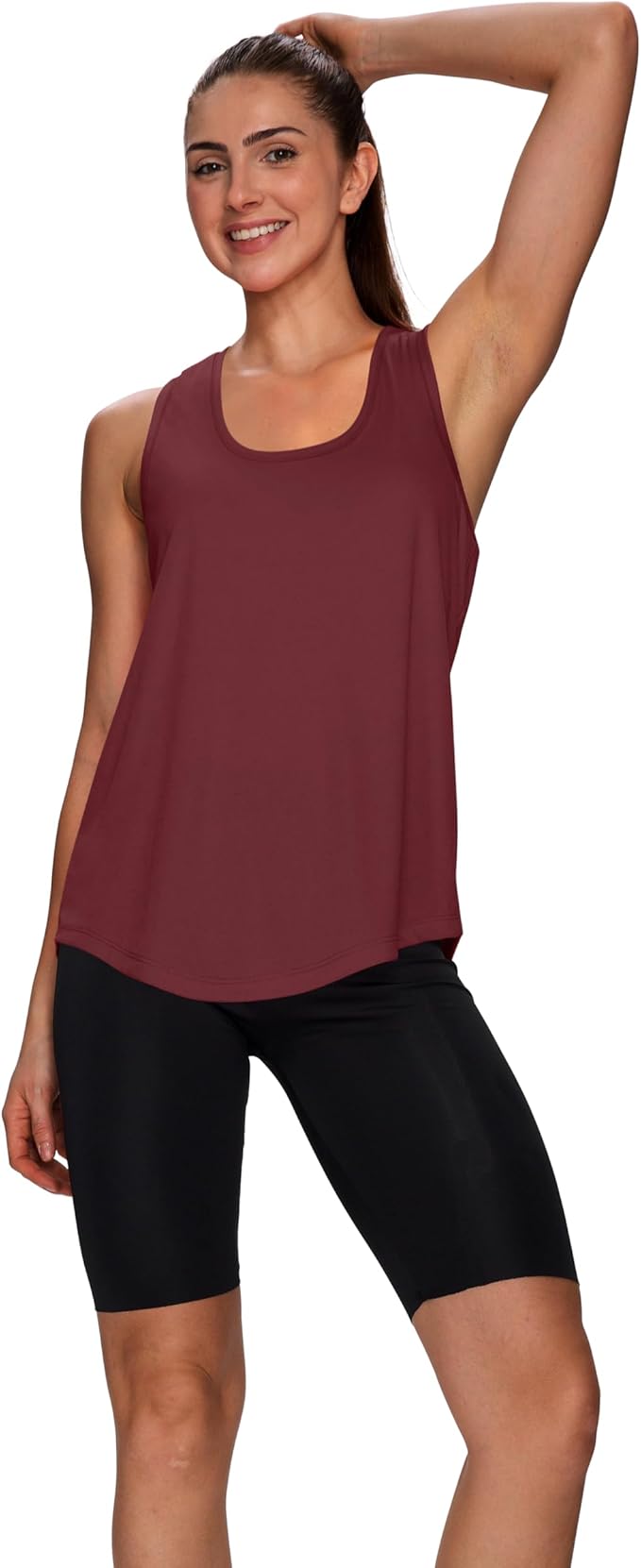 WIHOLL Workout Tops for Women Summer Athletic Tank Tops Sleeveless Shirts Beach Lightweight Gym Clothes