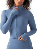 YITTY Active Women's Ultraluxe Full Zip Jacket, Athleisure, 4-Way-Stretch, Thumbholes