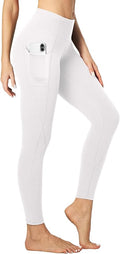 Heathyoga Leggings with Pockets for Women Tummy Control High Waisted Yoga Pants Women Compression Workout Leggings