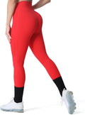 Aoxjox High Waisted Workout Leggings for Women Trinity Yoga Pants 26.5"