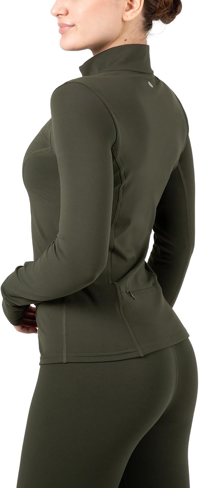 YITTY Active Women's Ultraluxe Full Zip Jacket, Athleisure, 4-Way-Stretch, Thumbholes