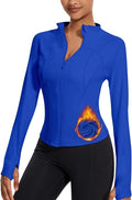 VUTRU Womens Workout Yoga Jacket Lightweight Zip Up Athletic Jacket Lightweight Cropped Jacekt with Pockets
