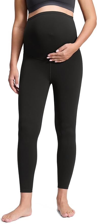 CRZ YOGA Butterluxe Maternity Leggings 25" - Over The Belly Buttery Soft Workout Activewear Yoga Womens Pregnancy Pants