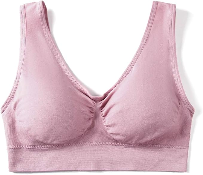 Vermilion Bird Women's 3 Pack Seamless Comfortable Sports Bra with Removable Pads