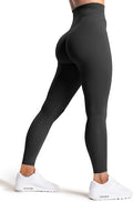 Olmlmt No Front Seam Workout Leggings for Women Tummy Control Butt Lifting Leggings Buttery Soft Gym Yoga Pants