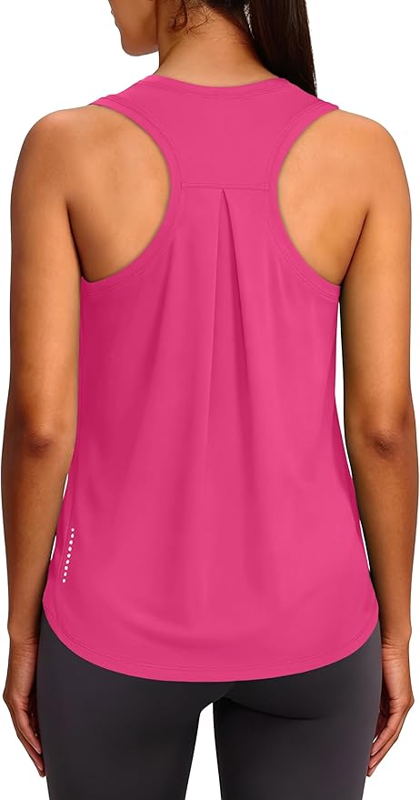 XIEERDUO Tank Top for Women Racerback Sleeveless Workout Tops Loose Fit Yoga Running Gym Shirts for Women