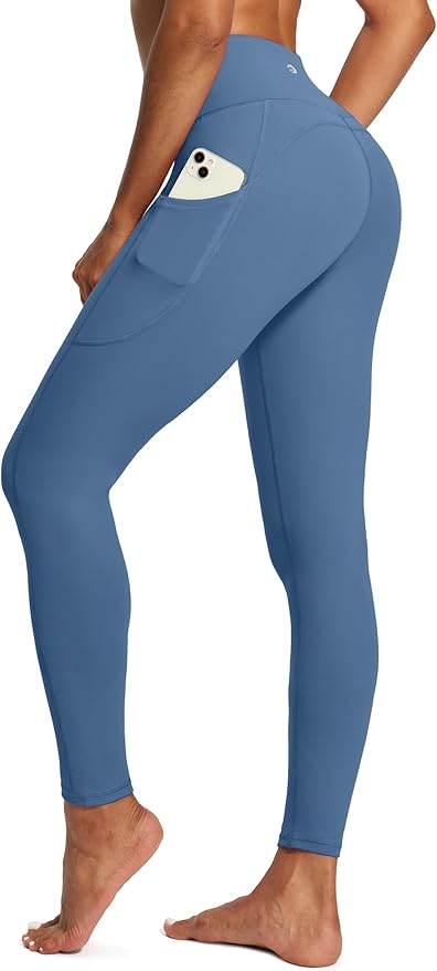 IUGA High Waist Yoga Pants with Pockets, Leggings for Women Tummy Control, Workout Leggings for Women 4 Way Stretch