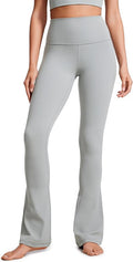 CRZ YOGA Butterluxe Mini Flared Leggings 30"/31.5"/33'' - High Waist Bootcut Casual Lounge Women Yoga Pants with Pocket