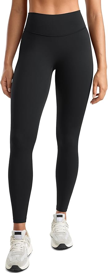 INGIA Womens High Waisted No Front Seam Lounge Yoga Legging 25" Workout Tummy Control Gym Yoga Pants