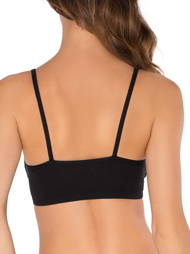 Fruit of the Loom Women's Spaghetti Strap Cotton Pullover Sports Bra Value Pack