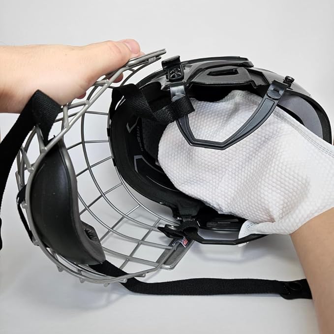 Sports Gear Cleaning Mitts - Pre-Moistened Mitts to Clean and Deodorize Shoes, Yoga Mats, Boxing Gloves, Cleats, Helmets, & More - 20 Count