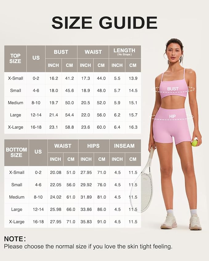 OMKAGI Workout Sets for Women Open Back Strappy Sports Bra Booty Biker Shorts Gym Outfits
