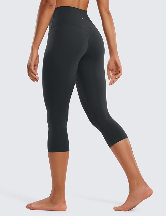 CRZ YOGA Butterluxe Yoga Capris Leggings 19'' - High Waisted Workout Buttery Soft Athletic Lounge Womens Crop Pants