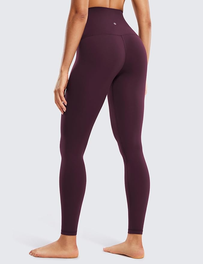 CRZ YOGA Butterluxe Super High Waist Leggings 28" - Full Length Buttery Soft Womens Yoga Pants Over Belly