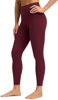 CRZ YOGA Brushed Naked Feeling Workout Leggings 25" - High Waisted Gym Compression Tummy Control Womens Yoga Pants
