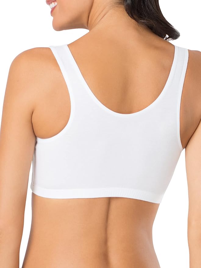 Fruit of the Loom Women's Built Up Tank Style Sports Bra Value Pack
