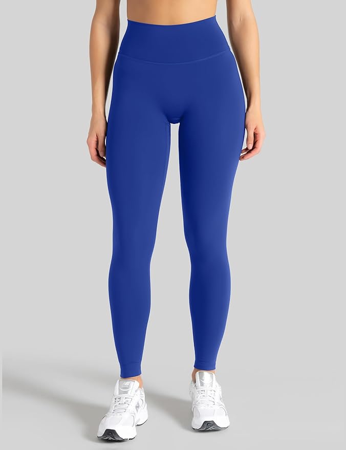 Unthewe Naked-Feel No Front Seam Leggings for Women - High Waisted Buttery Soft Workout Yoga Pants 25"