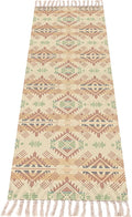 nuveti Cotton Yoga Mat - Absorbent, Grippy Tight Weave, Ashtanga & Hot Yoga Rug, Helps with Slippery Hands & Feet