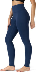 Colorfulkoala Dreamlux No Front Seam Leggings for Women 25"/28" Inseam, High Waisted Buttery Soft Yoga Pants