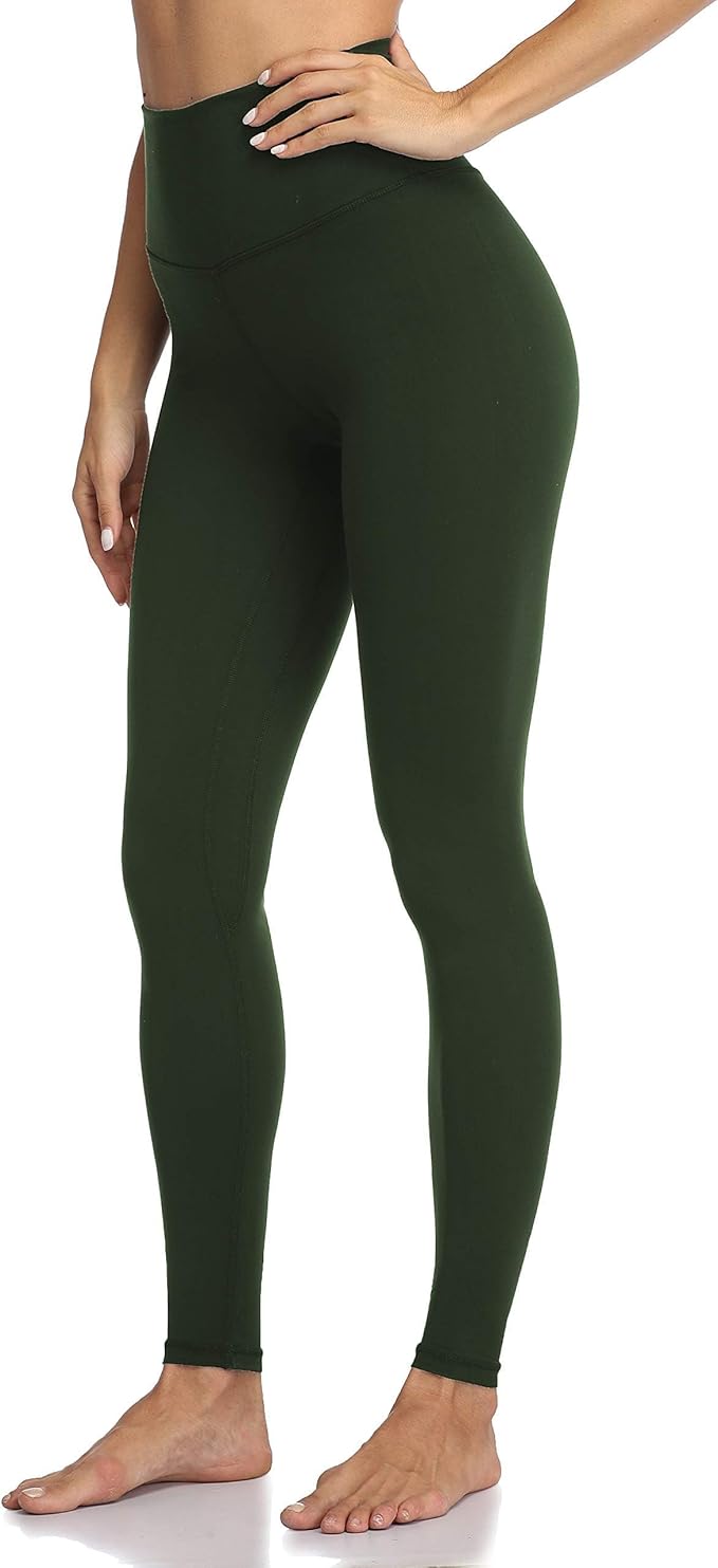 Colorfulkoala Women's High Waisted Tummy Control Workout Leggings Full Length Ultra Soft Yoga Pants 28"