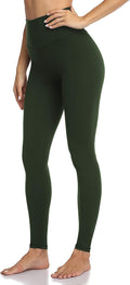 Colorfulkoala Women's High Waisted Tummy Control Workout Leggings Full Length Ultra Soft Yoga Pants 28"