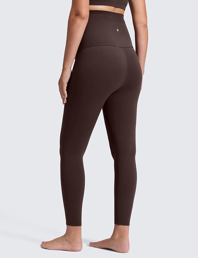 CRZ YOGA Butterluxe Maternity Leggings 25" - Over The Belly Buttery Soft Workout Activewear Yoga Womens Pregnancy Pants