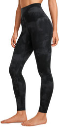 CRZ YOGA Butterluxe Super High Waist Leggings 28" - Full Length Buttery Soft Womens Yoga Pants Over Belly