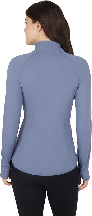 Yogalicious Womens Ultra Soft Lightweight Full Zip Yoga Jacket with Pockets