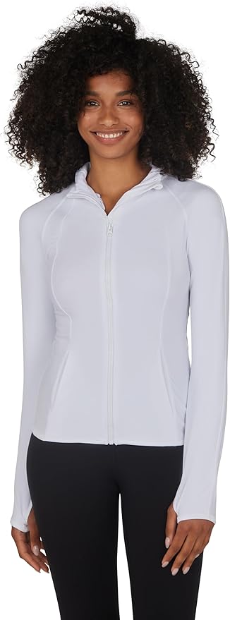 Yogalicious Womens Ultra Soft Lightweight Full Zip Yoga Jacket with Pockets