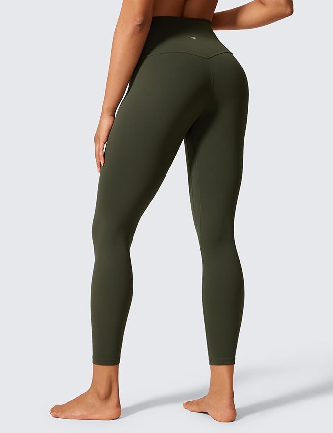 CRZ YOGA Butterlift Workout Leggings 25" - High Waisted Pilates Gym Athletic Womens Yoga Pants Buttery Soft