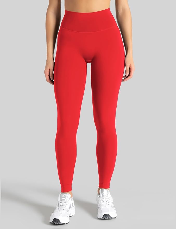 Unthewe Naked-Feel No Front Seam Leggings for Women - High Waisted Buttery Soft Workout Yoga Pants 25"