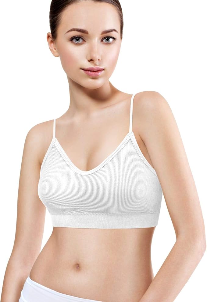 PAXCOO Bras for Women Pack of 6, Bralettes for Women Padded, Sports Bras for Women