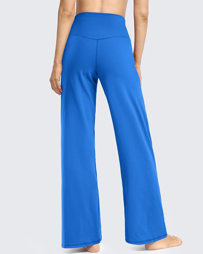 Promover Wide Leg Pants Woman Yoga Pants with Pockets Stretch Loose Casual Lounge Sweatpants Petite/Regular/Tall
