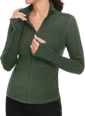VUTRU Women's Workout Yoga Jacket Full Zip Running Athletic Track Jacket
