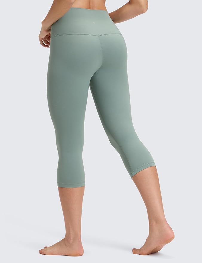 CRZ YOGA Butterluxe Yoga Capris Leggings 19'' - High Waisted Workout Buttery Soft Athletic Lounge Womens Crop Pants