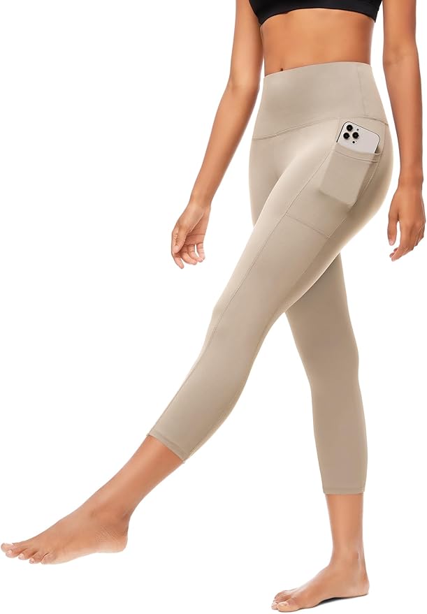 FULLSOFT Buttery Soft Leggings for Women - High Waisted Tummy Control No See Through Workout Yoga Cycling Tights Pants