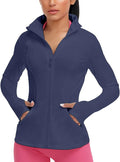 VUTRU Women's Workout Yoga Jacket Full Zip Running Athletic Track Jacket